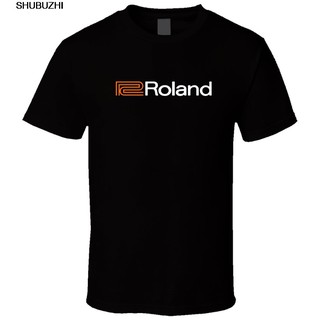 roland piano organs 4 เสื้อยืดลําลองแฟชั่นสําหรับผู้ชายและผู้หญิง