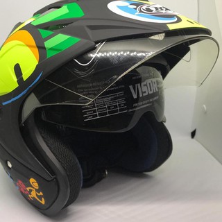 หมวกกันน็อค BXP Double Visor Valentino Rossi 46 motif Tartaruga gp motif หมวกกันน็อคมอเตอร์ไซค์ motogp moto gp