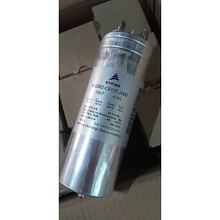 Capacitor  100uF   +- 5% คาปาซิเตอร์ของใหม่ของแท้แกะกล่อง B32362-C5107-J000  100UF +-5% พร้อมส่งในไทย