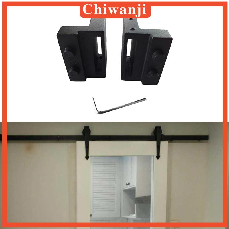 chiwanji-อะไหล่กันชนประตู-โลหะผสมสังกะสี-แบบเปลี่ยน-สําหรับประตูบานเลื่อน-2-ชิ้น