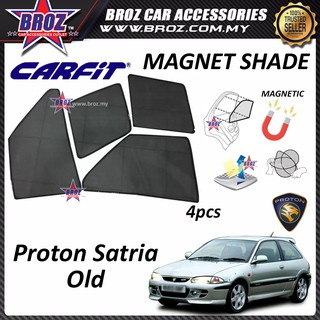Carfit ม่านบังแดดแม่เหล็ก สําหรับ Proton Satria Old (4 ชิ้น / ชุด)