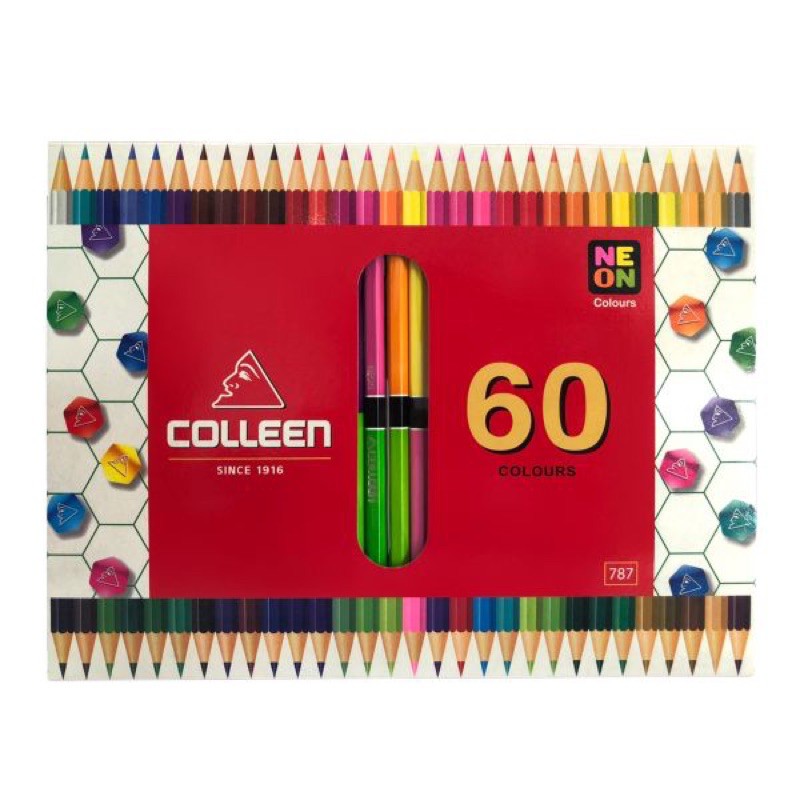 colleen-สีไม้คอลลีน-2-หัว-24สี-36สี-48สี-60สี-ของแท้-100-1-แท่ง-2-สี