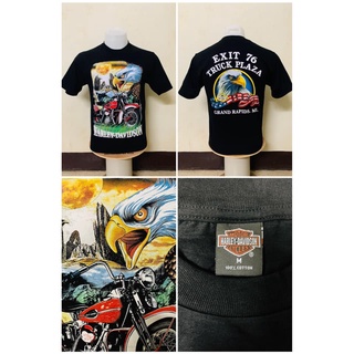 เสื้อวินเทจ (harley davidson) ป้ายฮาเลย์ผ้าCotton shirt (มีให้เลือกหลายลาย)