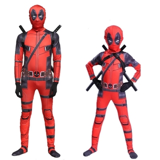 ภาพหน้าปกสินค้าชุดจั๊มสูทคอสเพลย์ Deadpool Lycra Fantasy Super Hero สําหรับเด็ก และผู้ใหญ่ ซึ่งคุณอาจชอบสินค้านี้