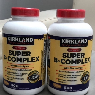 ภาพขนาดย่อของภาพหน้าปกสินค้าKirkland Super B-Complex 500 Tablets (Exp.06/2025) จากร้าน youtheryshop บน Shopee ภาพที่ 3