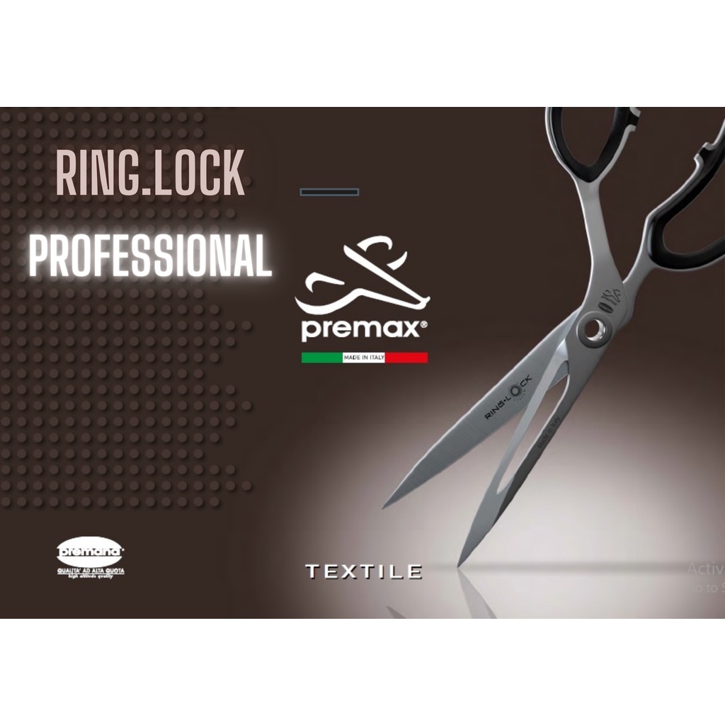 Premax Scissors WISS with RLS Evolution กรรไกรตัดผ้า รุ่น RING LOCK