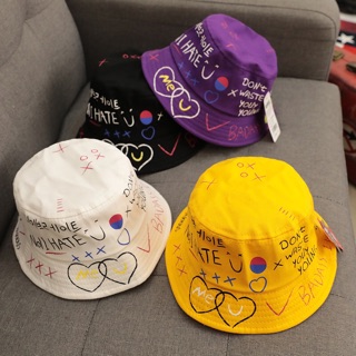 ภาพขนาดย่อของภาพหน้าปกสินค้าหมวกเด็กบัคเก็ต หมวกเด็กเด็กโต จากร้าน aying323 บน Shopee