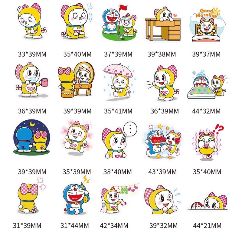 สติ๊กเกอร์-doraemon-277-โดราเอมอน-40-ชิ้น-โดเรม่อน-โดเรมอน-โดเรมี-โด-เร-รา-เอ-มอน-ม่อน-โนบิตะ-ชิสุกะ-ฟูจิโอะ-แมว-ชิซุกะ