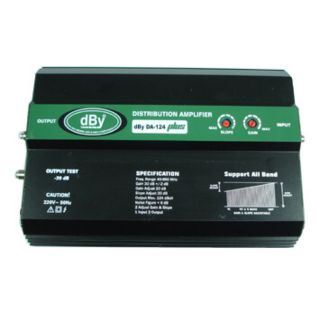 WIDE BAND BOOSTER DBY DA-124 PLUS ขยายสัญญาณดาวเทียมและดิจิตอลทีวี)