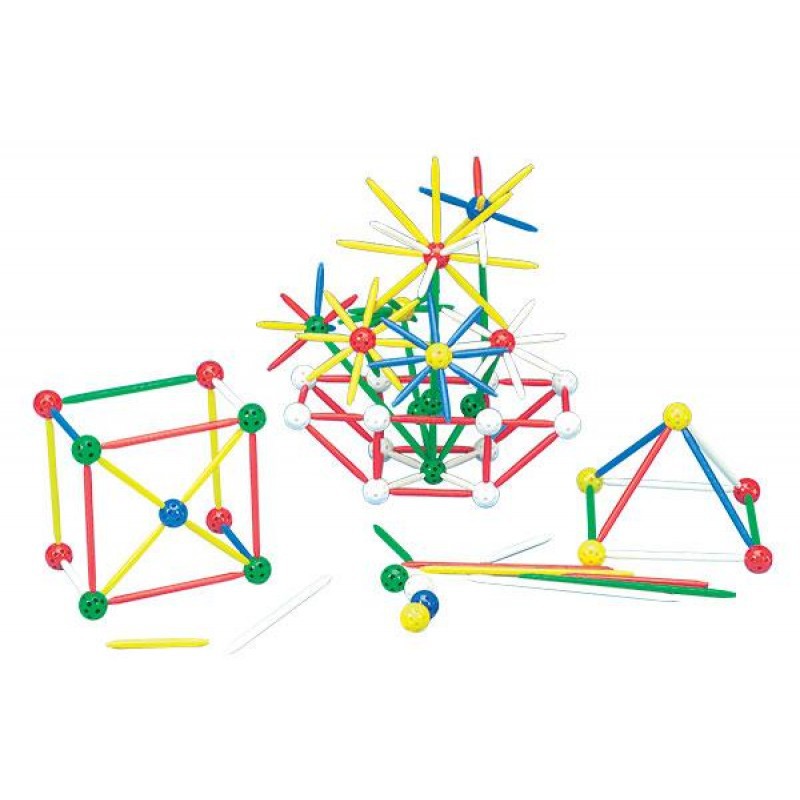 การเรียนรู้ Store 三维 Geometric Shapes Builder , ลูกและก้านชุด ...