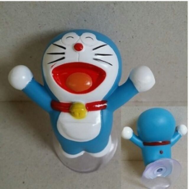 โดเรม่อน-doraemon-ตัวตุ๊กตาติดเสาอากาศรถ-หรือติดกระจกรถ-ก็ได้-มีจุ๊บติดกระจกอยู่ด้านหลังค่ะ