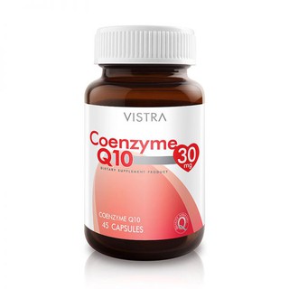 Vistra Coenzyme Q10 30G. 60 แคปซูล