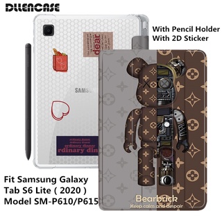 ภาพขนาดย่อของภาพหน้าปกสินค้าDllencase เคสใส กันกระแทก พร้อมช่องใส่ปากกา สําหรับ Samsung Galaxy Tab S6 Lite 10.4 2020 Model SM-P610 SM-P615 A314 จากร้าน danycase.th บน Shopee