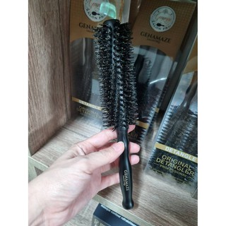 ฺGenamaze Boar Bristle Roll brush 4.5cm WDR01-L หวีโรลแปรงกลม ขนหมูผสมไนล่อน สำหรับเป่าไดร์ ม้วนลอน