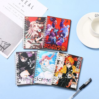 Anime Jujutsu Kaisen Notebook Demon Slayer Notepad สมุดโน๊ตการ์ตูนน่ารักหลากหลายแบบ สมุดบันทึกคอยล์