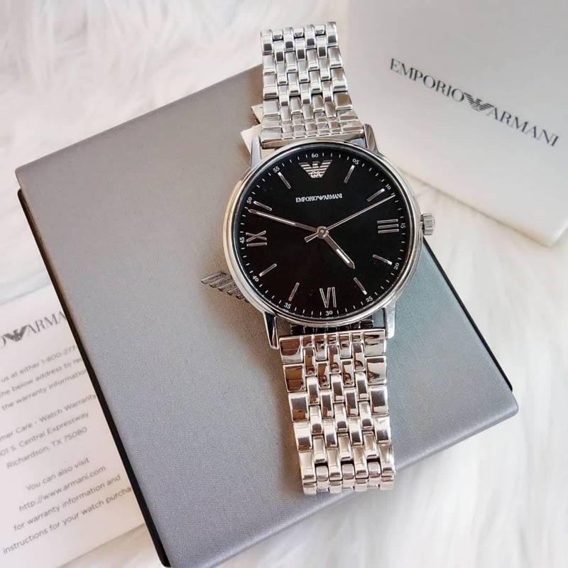 0 Emporio Armani Men s Three Hand Stainless