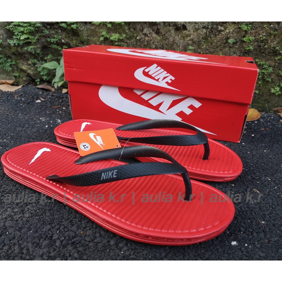 nike-รองเท้าแตะ-flip-flops-แบบนุ่ม-สีแดง