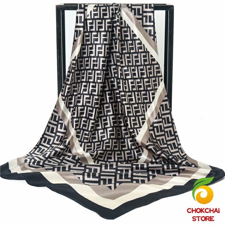 chokchaistore-ผ้าพันคอ-ผ้าคลุมไหล่-สไตล์โบฮีเมียน-ไหล่-ผ้าพันคอ-silk-scarf