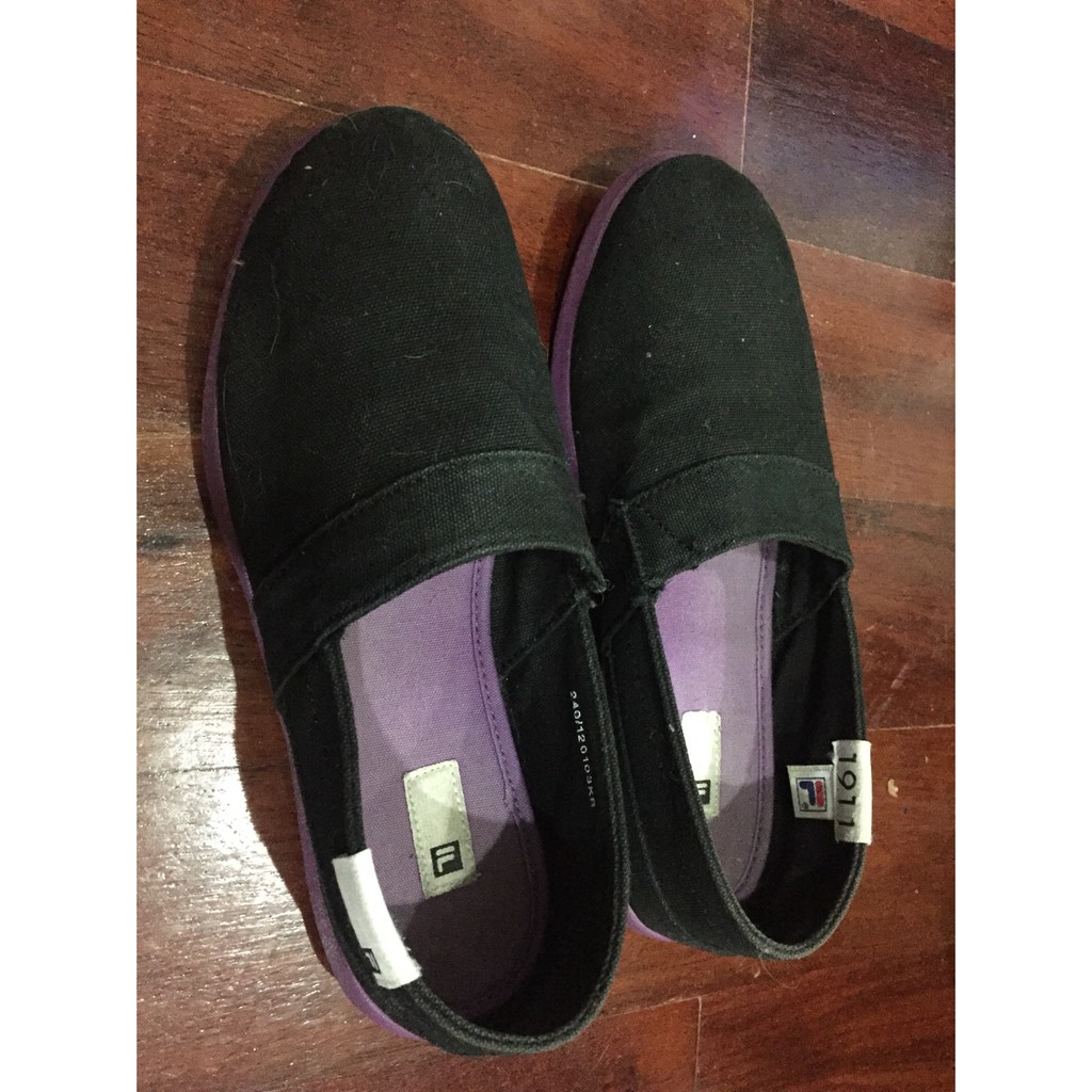 Slip on Fila แท้ มือสอง ไซส์38 | Shopee Thailand