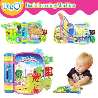 DigQ Book Learning Machine หนังสือพูดได้ สอนภาษา อังกฤษ พร้อมคำศัพท์ สะกดคำ เสียง Pronounce Phonics เพลงน่ารักและเกมส์