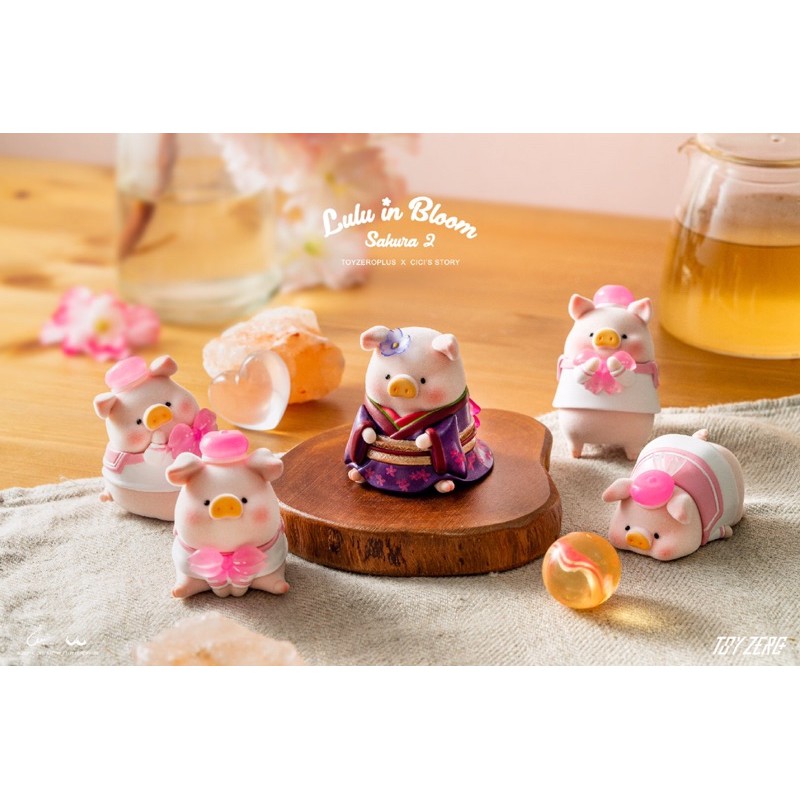 ภาพสินค้า️พร้อมส่ง...แบบสุ่ม ️TOYZERO+  Lulu The Piggy in Bloom Sakura 2 Blind Box Series จากร้าน mdc.toys.shop บน Shopee ภาพที่ 2