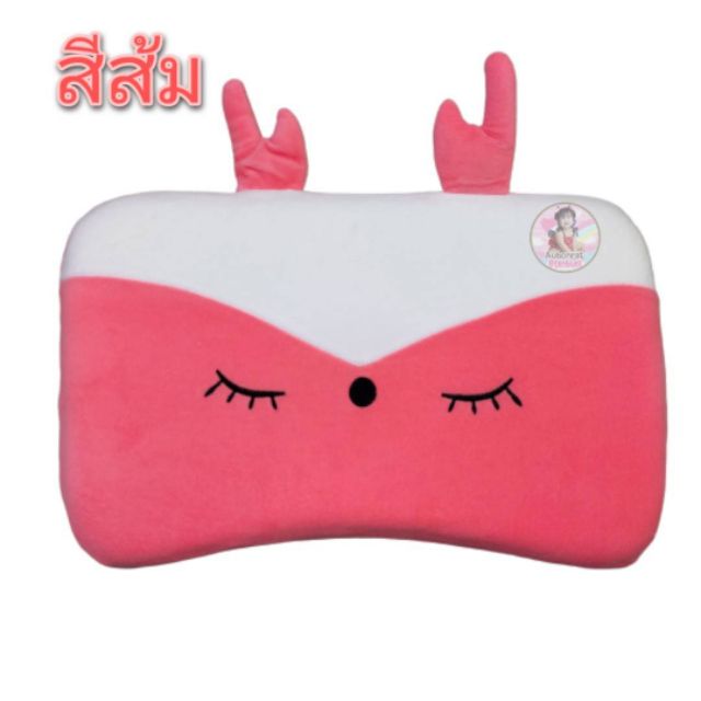 สินค้าเข้าใหม่-หมอนเด็กหัวทุยหุ้มกำมะหยี่-ขนาดกว้างพิเศษ-เกรดพรีเมี่ยม-สามารถถอดซักได้