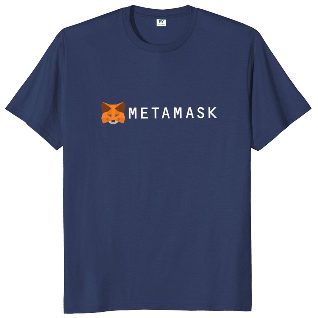 เสื้อยืดคอกลม-ผ้าฝ้าย-พิมพ์ลาย-metamask-classic-hodl-cryptocurrency-eth-wallet-ico-tokens-blockchain-สไตล์เกาหลี-พลัสไซซ