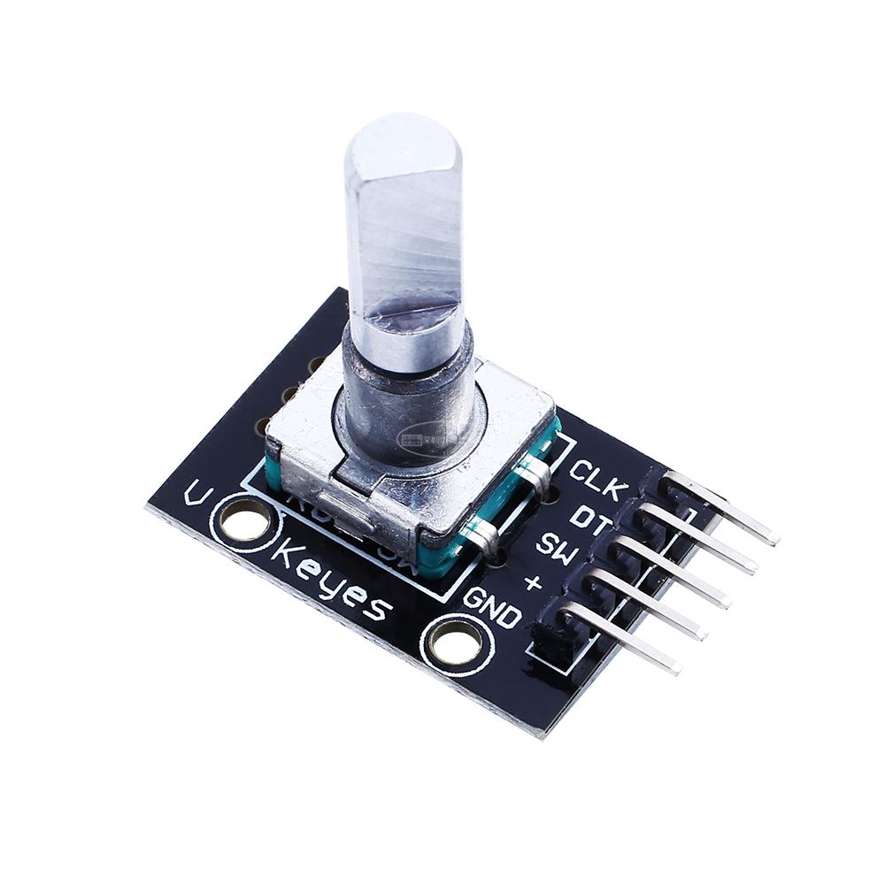 โมดูล Encoder Encoder หมุนได้ 360 องศา Ec11 สําหรับ Arduino บอร์ดเซนเซอร์สวิทช์ Ky-040 พร้อม Pins