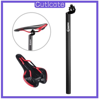 [CUTICATE] Bike Seatpost Alloy Micro Adjust Bicycle Seat Post Tube  25.4x350mm