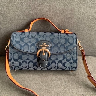 COACH  C8513 Kleo Top Handle In Signature Chambray