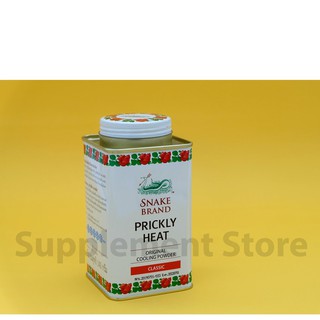 สินค้า แป้งเย็นตรางู แป้งอังกฤษตรางู แป้งตรางู PRICKLY HEAT Snack Brand Cooling Powder (1 กระป๋อง = 140 กรัม)