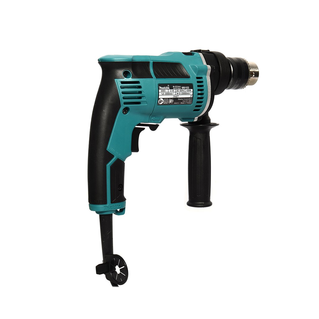 makita-m8103kspb-สว่านกระแทก13มิล-กล่อง-อุปกรณ์