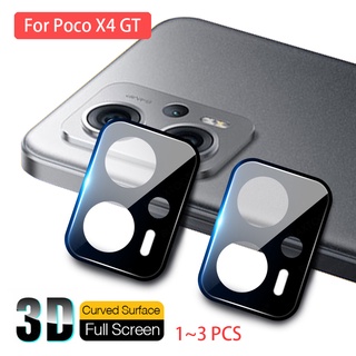 ภาพหน้าปกสินค้า[พร้อมส่ง] ฟิล์มกระจกนิรภัยกันรอยเลนส์กล้อง 3D สีดํา สําหรับ Xiaomi Poco X4 GT 5G PocoX4 X4GT PocoX4GT Pocophone Mi 3 in 1 ที่เกี่ยวข้อง