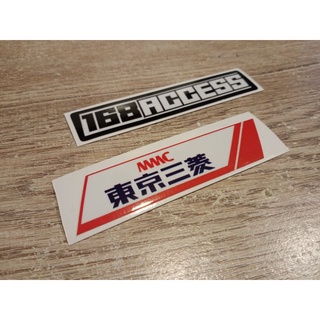 สติ๊กเกอร์ MMC Mitsubishi Japan Sticker JDM ตัวนอก