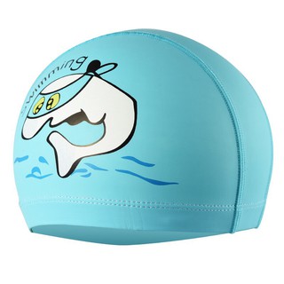 สินค้า หมวกว่ายน้ำลายการ์ตูนสำหรับเด็ก หมวกว่ายน้ำเด็ก แบบซิลิโคน หมวกกันน้ำ