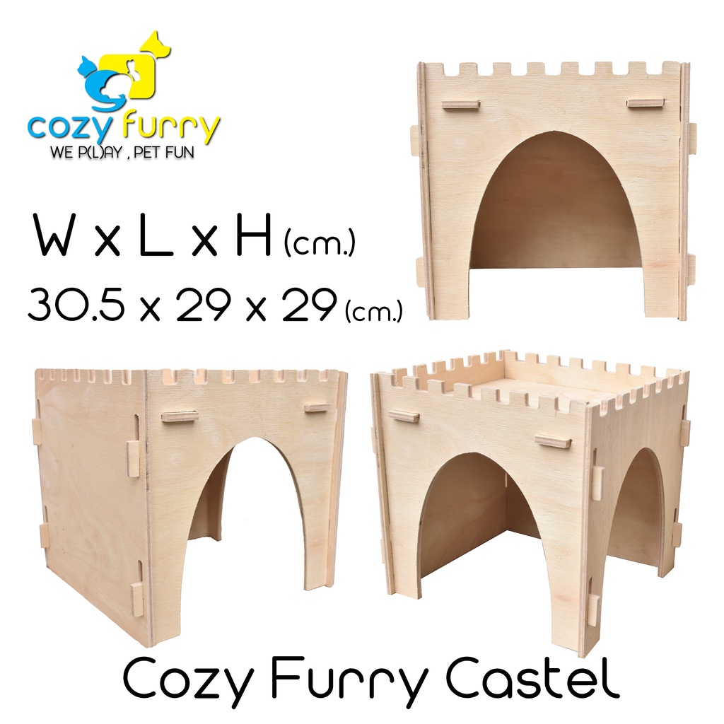 cozy-furry-the-castle-วิมารของสัตว์เลี้ยง-บ้านกระต่าย-แกสบี้-ชินชิลล่า-แฮมเตอร์-เจอร์บิล