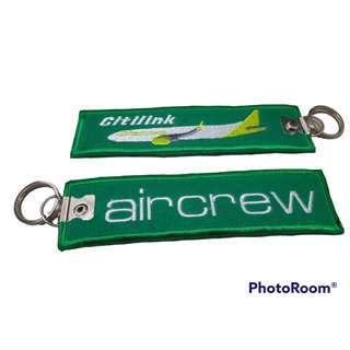 Citilink พวงกุญแจเย็บปักถักร้อย