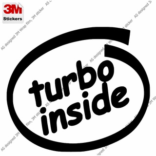 เทอร์โบ สติ๊กเกอร์ 3M ลอกออกไม่มีคราบกาว Turbo inside Removable 3M sticker, สติ๊กเกอร์ติด รถยนต์ มอเตอร์ไซ