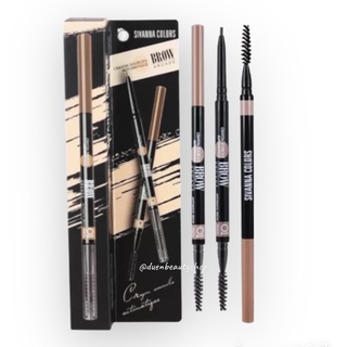 Sivanna Colors brow Arcade Crayon Sources Eyebrow Pencil 0.1g HF206 ซีเวียน่า ดินสอเขียนคิ้วหัวเล็ก สิวันนา ที่เขียนคิ้ว