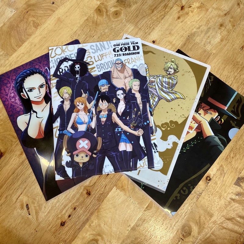 One Piece Film Gold 7.23 Roadshow A4 Clear Folder Anime Manga Japan