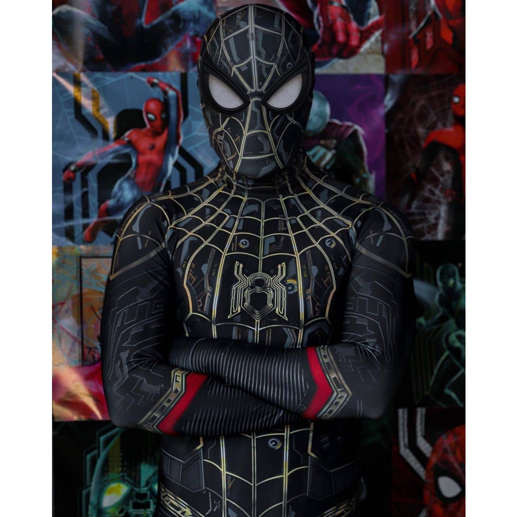 ภาพหน้าปกสินค้าชุดบอดี้สูทชุดคอสเพลย์ Spider-Man สําหรับเด็กและผู้ใหญ่ จากร้าน haotongshop.th บน Shopee
