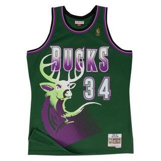 Mitchell and Ness เสื้อ Swingman RAY ALLEN MILWAUKEE BUCKS 1996-97 M&N HWC SWINGMAN