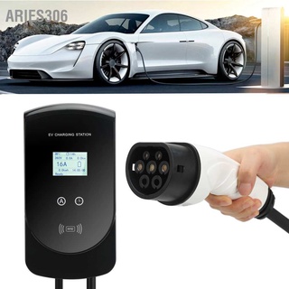 Aries306 Type 2 EV Charging Station 16A 415V Portable Electric Vehicle Charger 11KW 3 Phase IEC 62196‑2 with 5m/16.4ft Cable