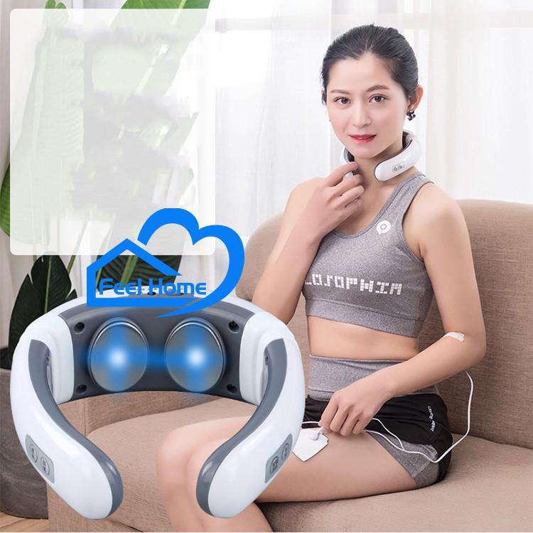 เครื่องนวดบรรเทาการปวดเมื่อย-เครื่องนวดคอไฟฟ้า-ระบบอินฟาเรด-neck-massager