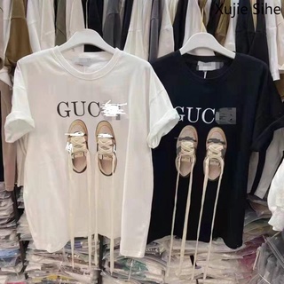 เสื้อยืดแขนสั้น คอกลม ทรงหลวม ลายลูกไม้ แฟชั่นฤดูร้อน สไตล์ไทย สําหรับผู้หญิง 2022