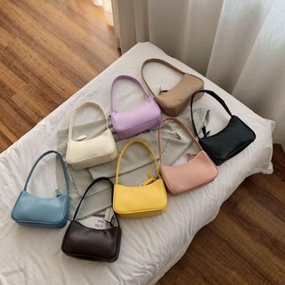 Fashionable handbag casual versatile shoulder bag simple and lovely underarm bag