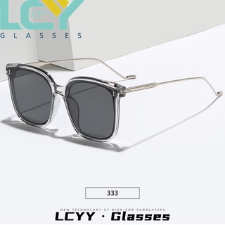 สินค้า Lcyy ใหม่ แว่นตากันแดด ป้องกันรังสียูวี สไตล์เกาหลี เรโทร สําหรับผู้ชาย ผู้หญิง 333