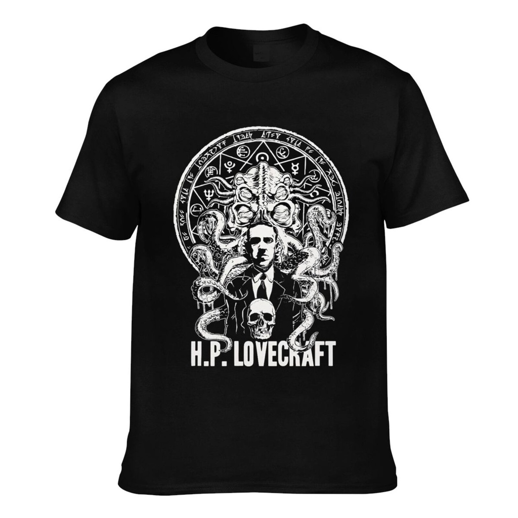 t-shirt-เสื้อยืด-คอกลม-พิมพ์ลายกําหนดเอง-hp-เสื้อยืด-พิมพ์ลายการ์ตูน-lovecraft-comics-แฟชั่นสําหรับผู้ชายs-5xl