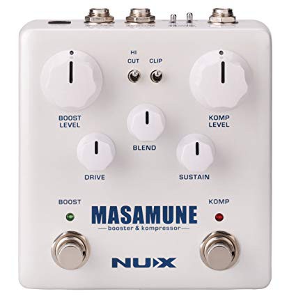 nux-masamune-booster-amp-kompressor-analog-boost-คอมเพรสเซอร์กีตาร์เหยียบ