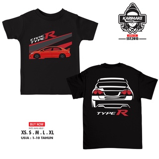 เสื้อยืด ลาย Honda Civic FD Type R REAR สําหรับยานยนต์